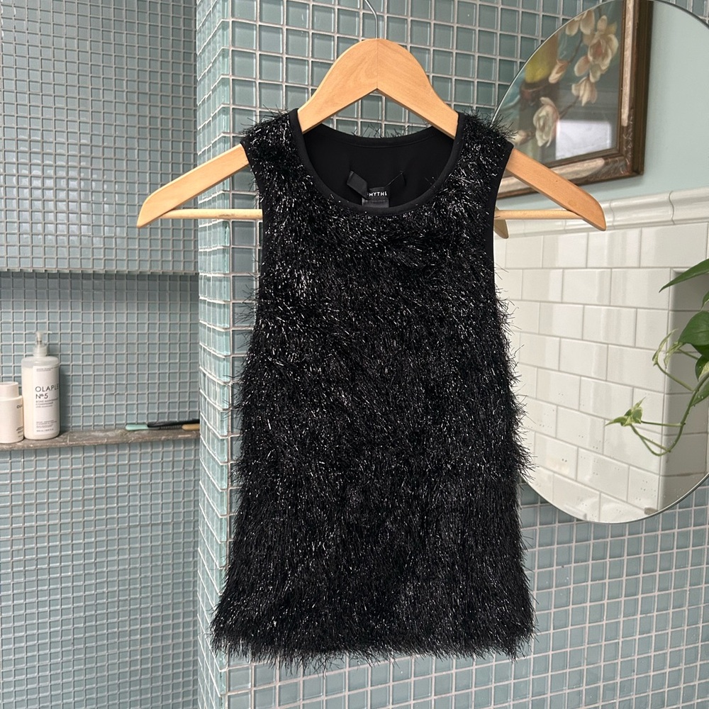Smythe Metallic Tinsel Tank Size Small